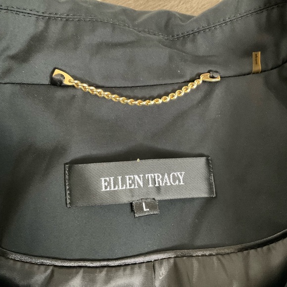 Ellen Tracy Jacket with Hood - Black - Picture 3 of 14